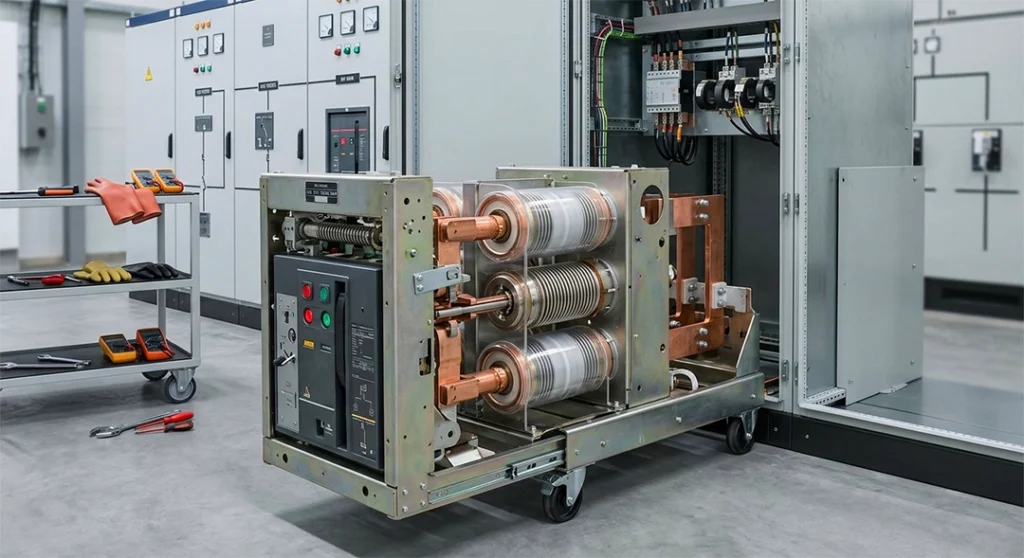 The Definitive Guide to Vacuum Circuit Breaker (VCB): Construction, Working Principle, Ratings, and Selection