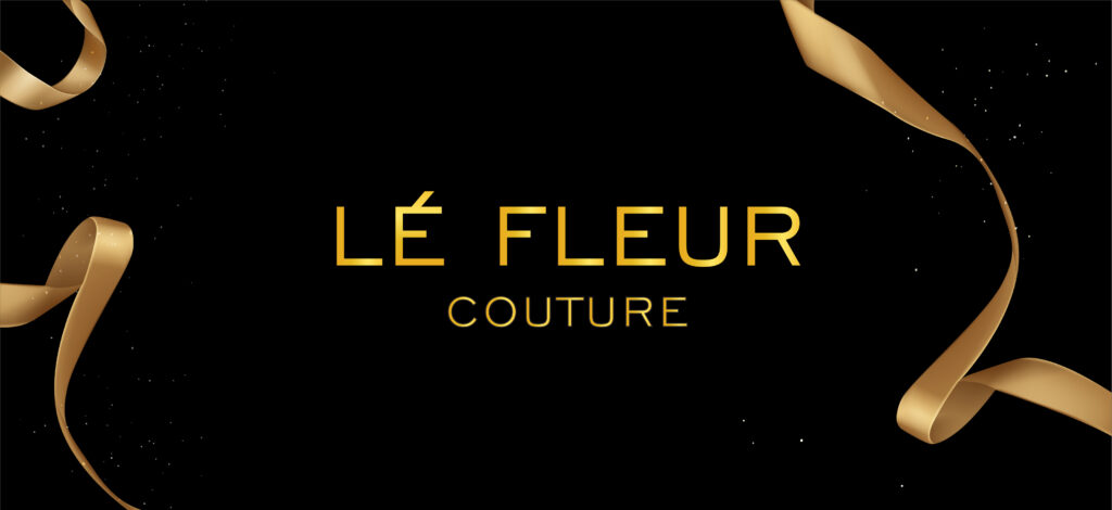 Lé Fleur Couture – Brand Identity & Wordmark Design